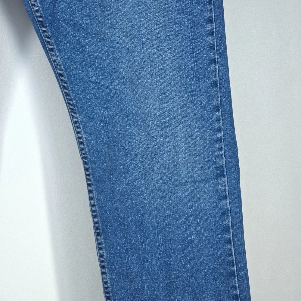 Wrangler Light Wash Jeans Mens 34x30 Performance Series Straight Leg Workwear